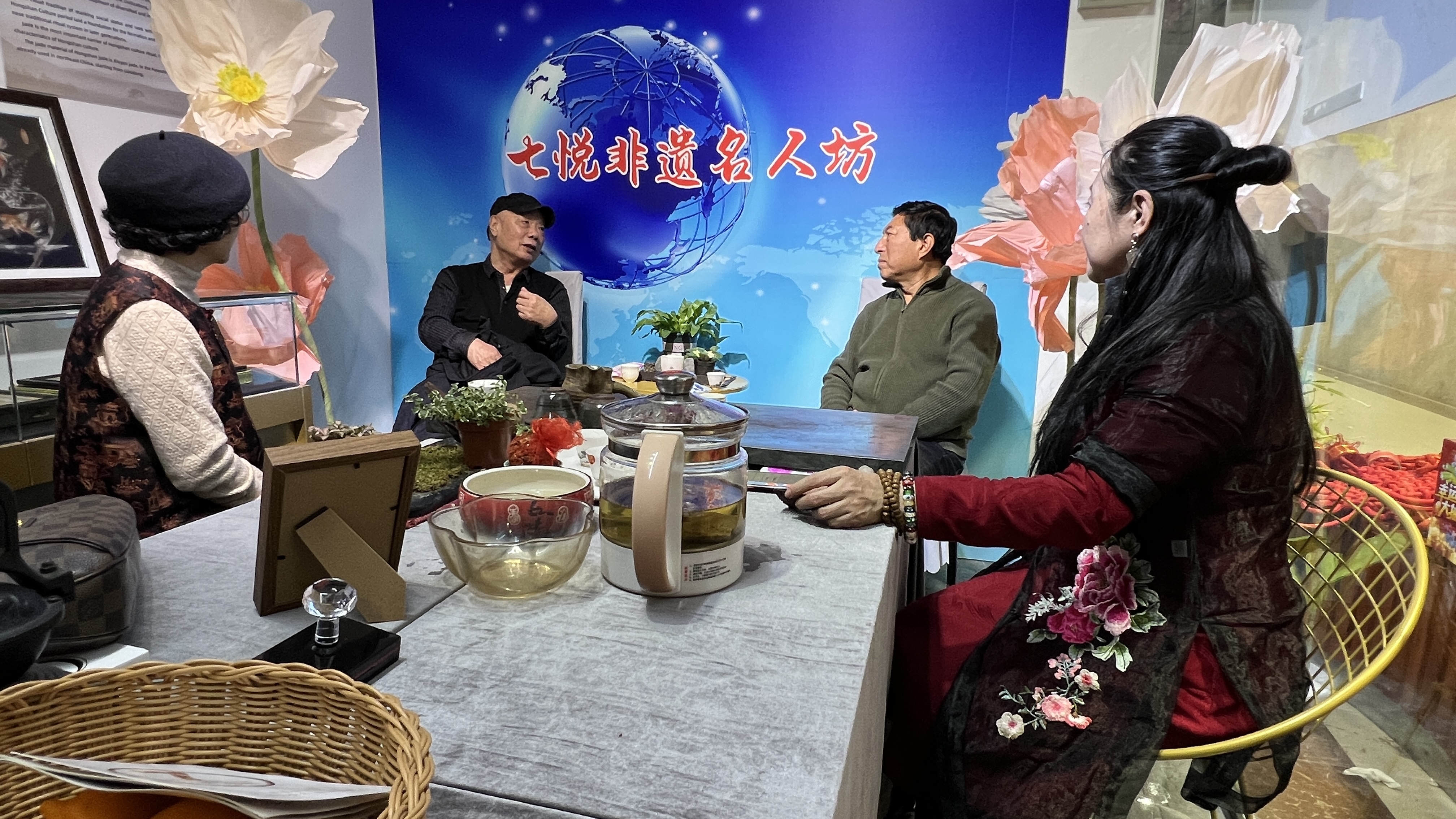 中网视融媒体中心总监孙建国拜见著名词曲作家邬大为 陈涤非