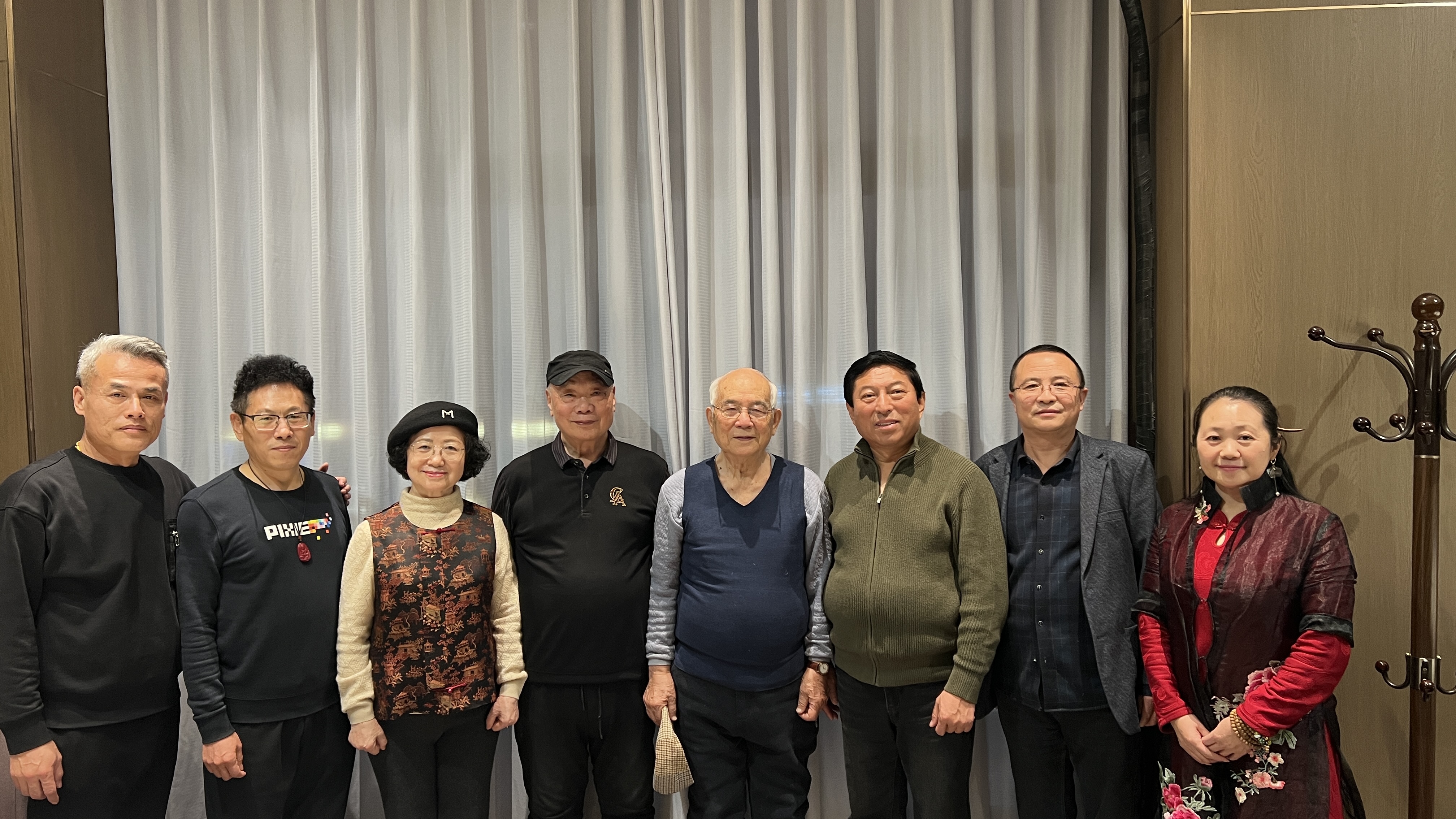 中网视融媒体中心总监孙建国拜见著名词曲作家邬大为 陈涤非(图1)